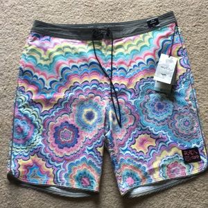 RVCA Kelsey Brookes ANP Psyche Boardshorts 34